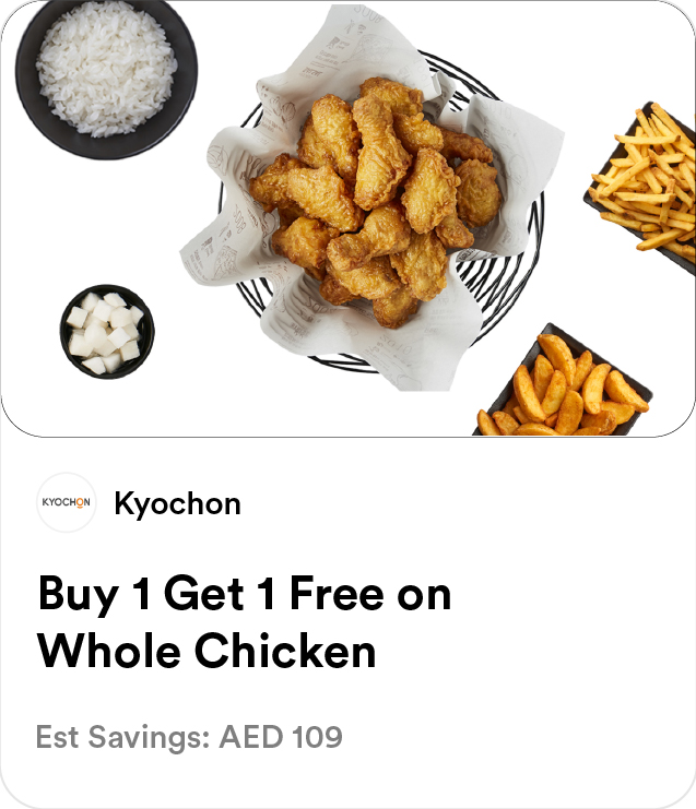 Kyonchon - Buy 1 Get 1 Free on Whole Chicken
