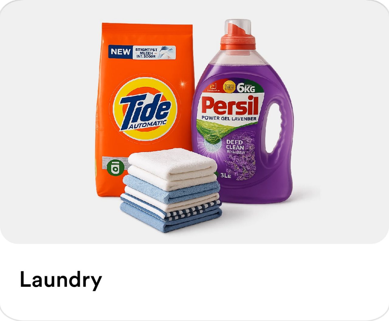 Order Laundry & Detergents