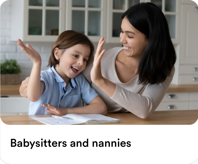 Baby Sitter & Nanny Services- Get up to AED 60 Off on your first order